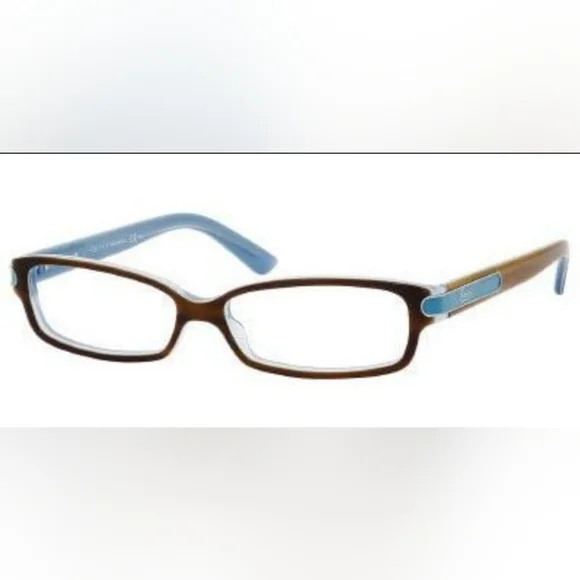 GUCCI GG Havana blue/ brown eyeglasses - Picture 1 of 8